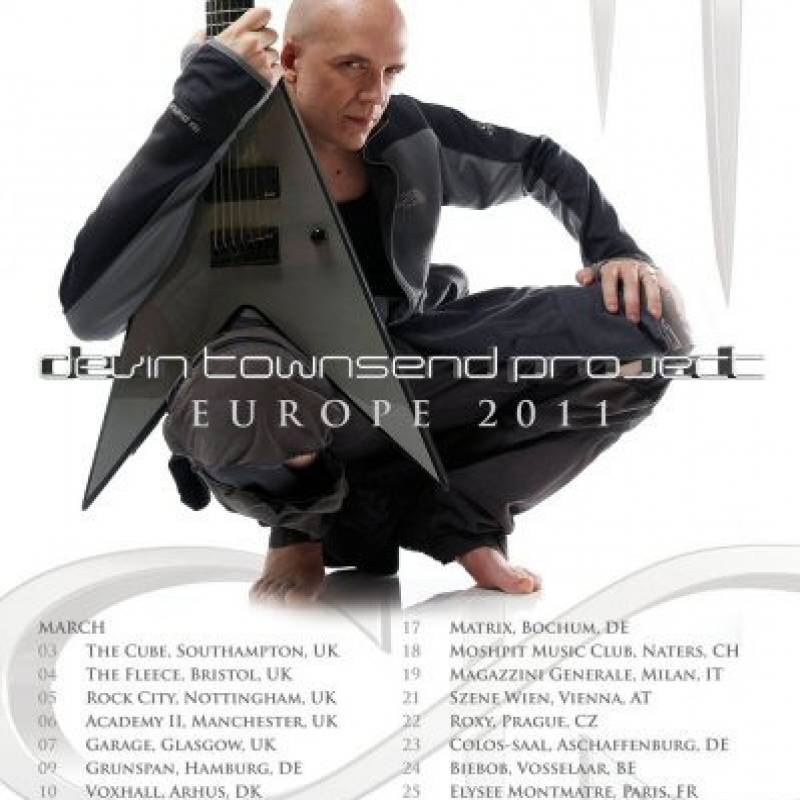 chronique Devin Townsend - European Tour