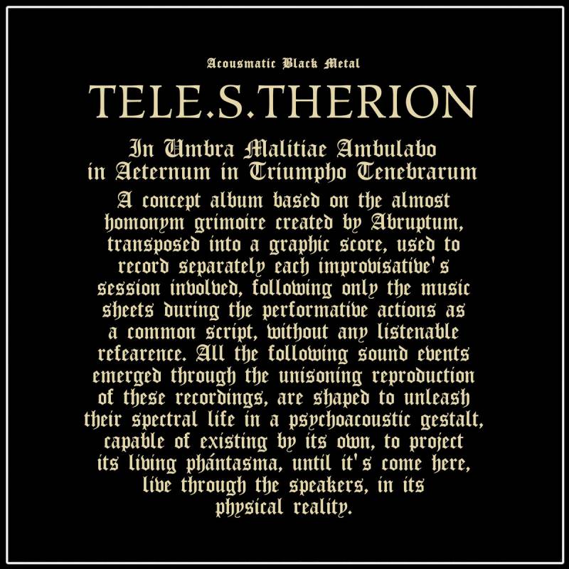 chronique : Tele.s.therion - In Umbra Malitiae Ambulabo In Aeternum In Triumpho Tenebrarum chronique Tele.s.therion - In Umbra Malitiae Ambulabo In Aeternum In Triumpho Tenebrarum