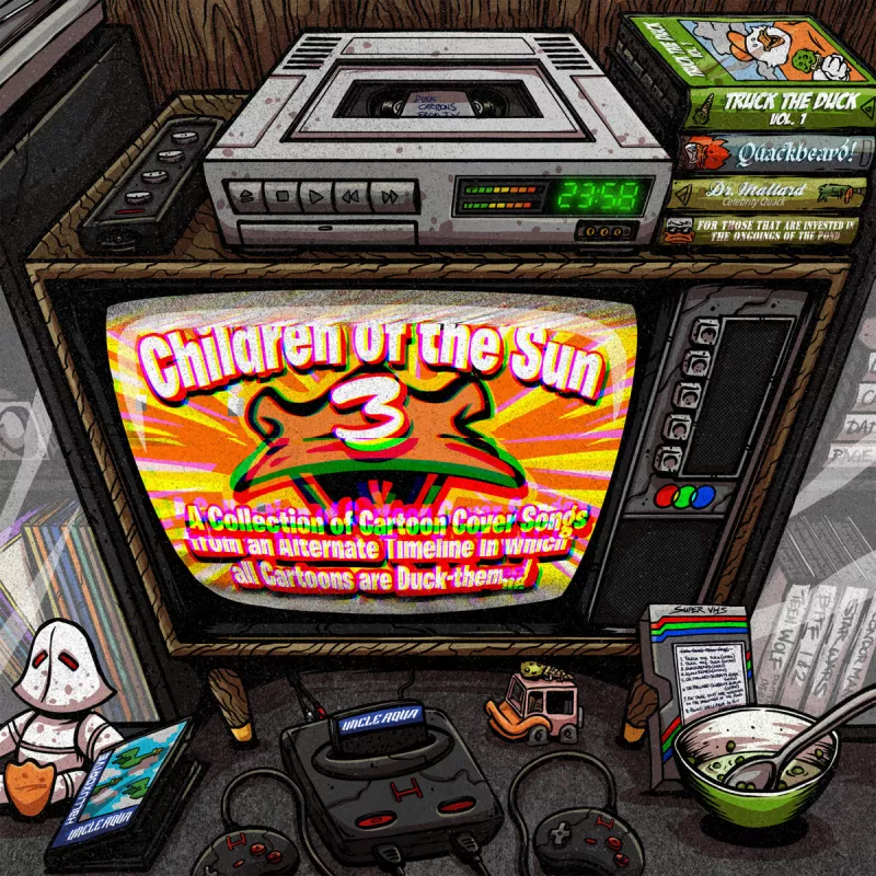 chronique : Toehider - XII in XII #06 - Children of the Sun 3: A Collection of Cartoon Theme Songs from an Alternate Timeline in Which All Cartoons Are Duck-Themed chronique Toehider - XII in XII #06 - Children of the Sun 3: A Collection of Cartoon Theme Songs from an Alternate Timeline in Which All Cartoons Are Duck-Themed