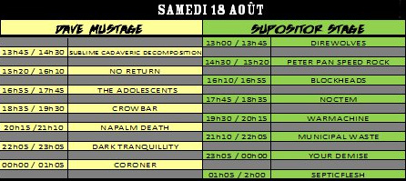 MOTOCULTOR FESTIVAL 2012 - samedi 18 août