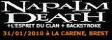 Napalm Death + L'Esprit Du Clan + Backstroke (report) Napalm Death + L'Esprit Du Clan + Backstroke (report)
