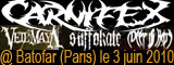 Carnifex + Veil of maya + Deep In Hate + Suffokate - Le Batofar / Paris (75) - le 03/06/2010