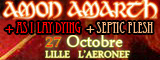 Amon Amarth + Septicflesh + As I lay dying (report)