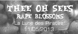 Thee Oh Sees + Räpe Blossoms - La Lune des Pirates  / Amiens (80) - le 11/05/2013