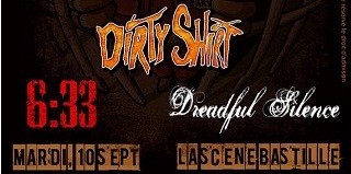 Dirty Shirt - European Freak Show Tour - La Scène Bastille / Paris - le 10/09/2013 (Live report)