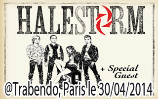 Halestorm - Le Trabendo / Paris (75) - le 30/04/2014