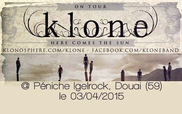 Klone - Péniche Igelrock / Douai (59) - le 03/04/2015