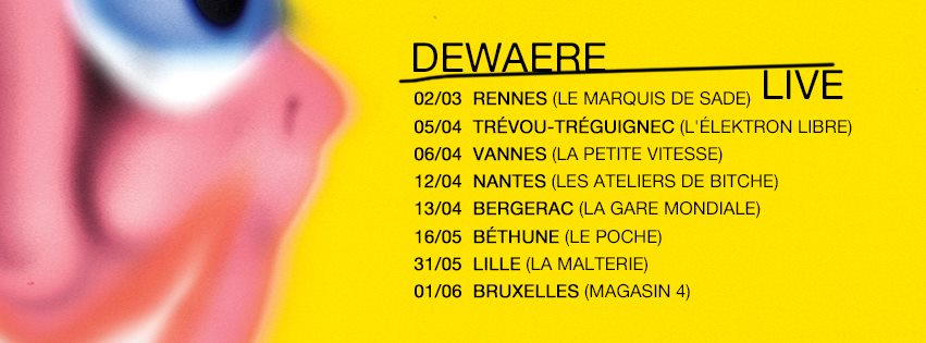 dewaere dates de concert
