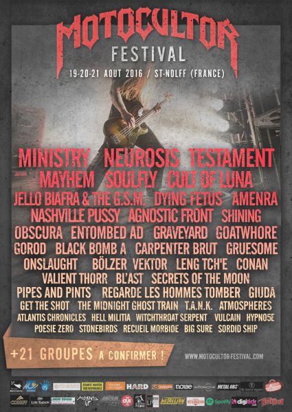 Le Motocultor Festival annonce de nouveaux groupes (actualité) Le Motocultor Festival annonce de nouveaux groupes (actualité)