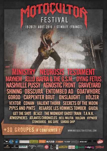 De nouveaux groupes pour le Motocultor Festival (actualité)