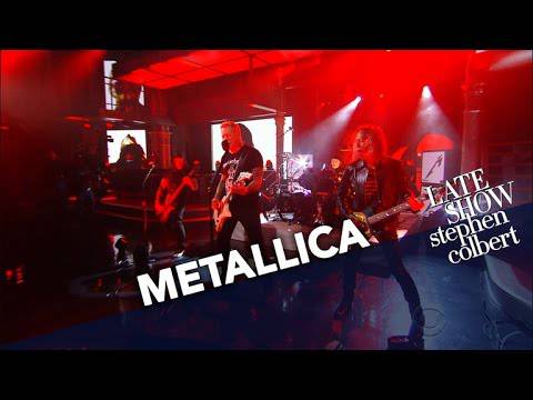 Metallica en live chez Stephen Colbert (actualité)