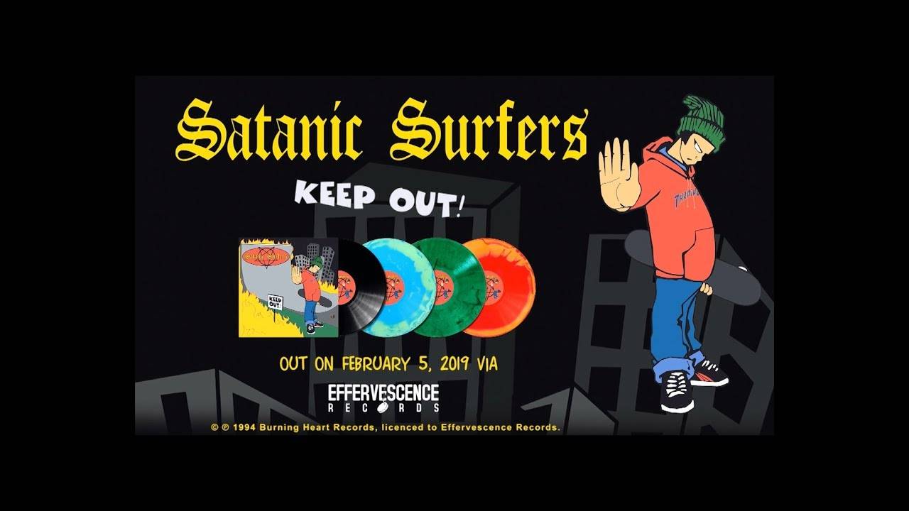 Teaser pour la réédition de Keep out ! de Satanic Surfers (actualité)