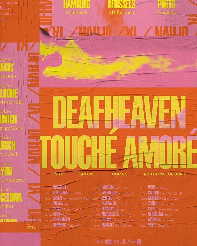 Deafheaven et Touché Amoré annoncent une tournée (actualité)