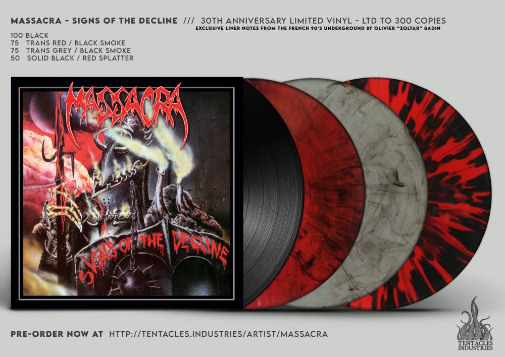 Rééditions pour Massacra - Enjoy the Violence et Signs of the Decline (actualité) Rééditions pour Massacra - Enjoy the Violence et Signs of the Decline (actualité)